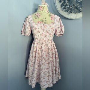 Mine Pink Floral Mini Dress